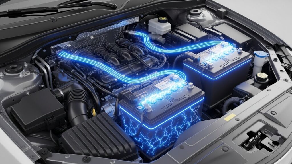 2つのバッテリー