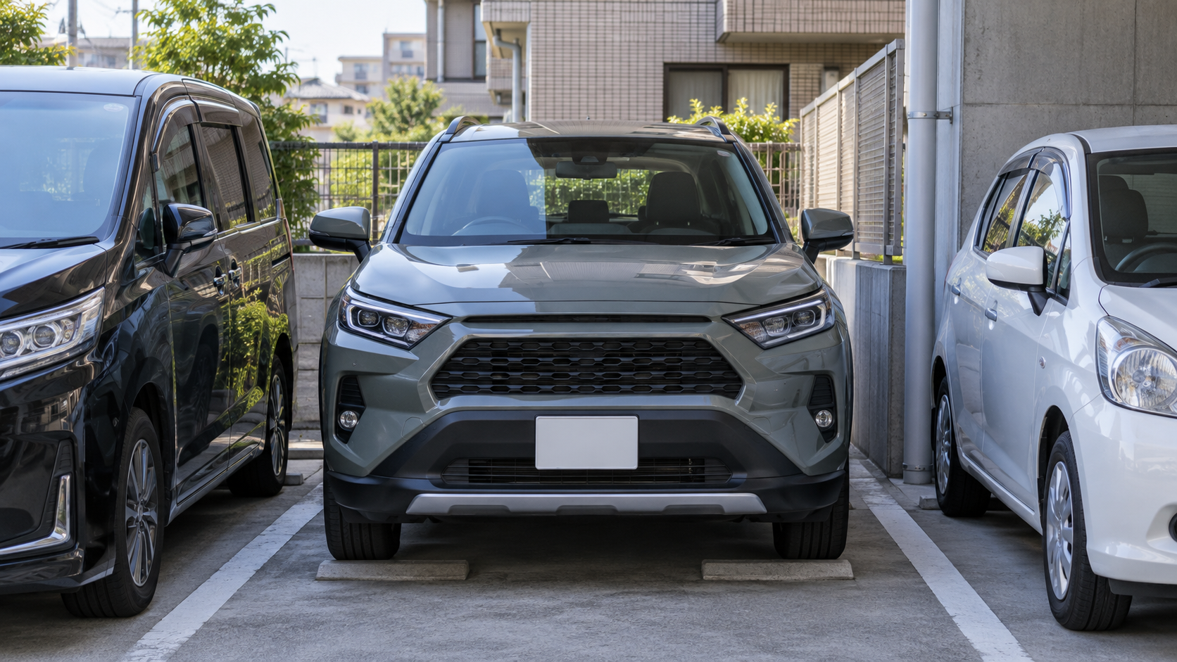 最初に比べるべきは車幅と駐車場