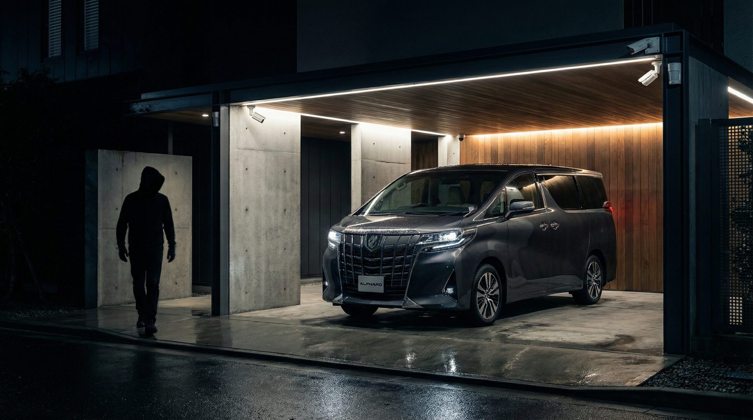 アルファードが盗難されやすい場所